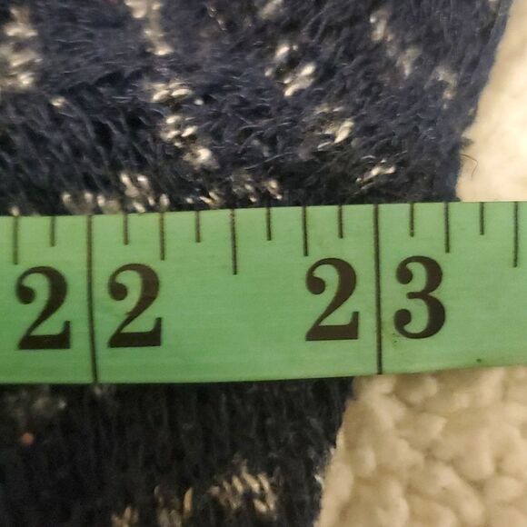 Chenault Women's M Black & gray open front assymetrical cardigan - Picture 5 of 6